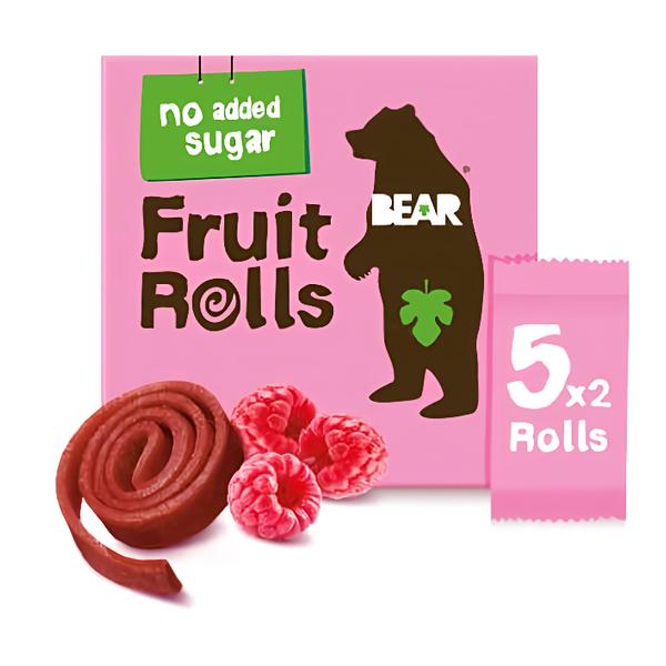 Bear Fruit Rolls ovocné plátky Malina 5x20g Košík.cz