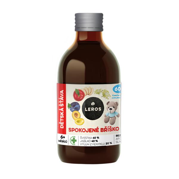 Leros Baby Dětská šťáva - Spokojené bříško Košík.cz