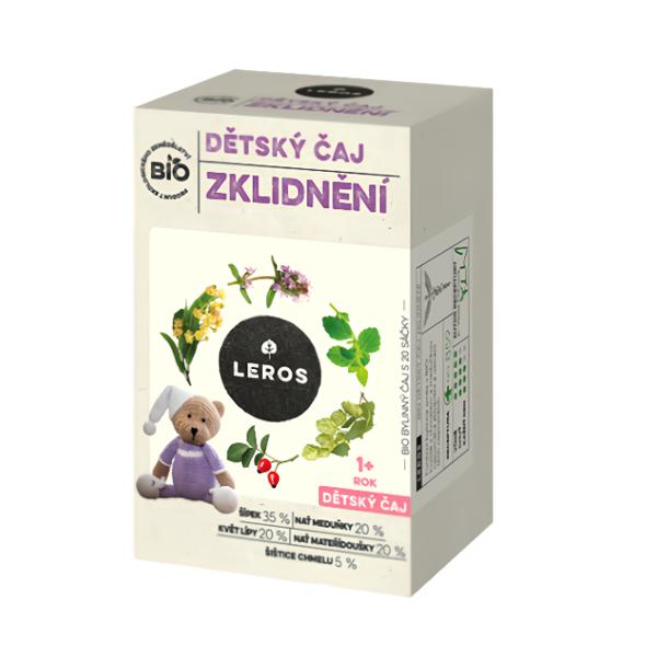 Leros Baby BIO Dětský čaj zklidnění Košík.cz