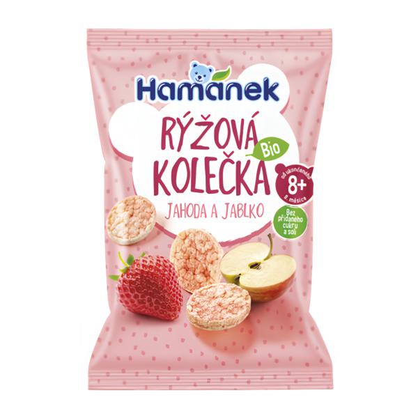 Hamánek Rýžová kolečka, Jahoda & Jablko Košík.cz