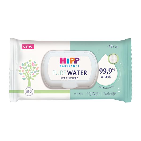 HiPP Čistící vlhčené ubrousky Soft & Pur 48 ks Košík.cz