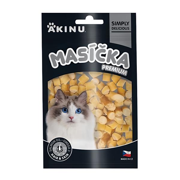 Akinu Masíčka Premium Hair & Skin pamlsek pro kočky