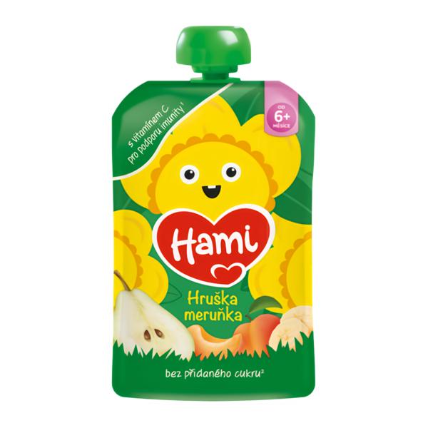 Hami Příkrm Jablko, hruška, banán a meruňka Košík.cz