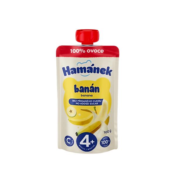 Hamánek banán 100% ovoce 100g Košík.cz