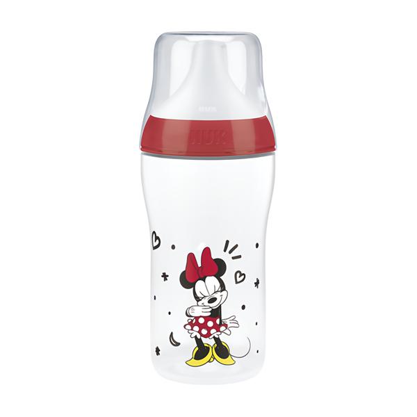 NUK Perfect Match Disney Minnie Red kojenecká láhev 260 ml