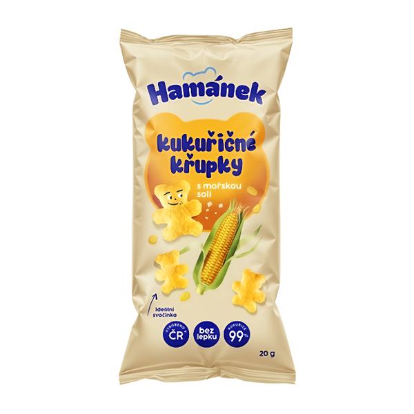 Hamánek Kukuřičné křupky, mořská sůl