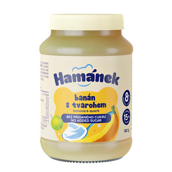 Hamánek Banán s tvarohem