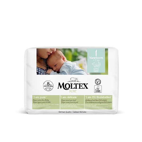 Moltex Pure Plenky Newborn (2-5 kg) Košík.cz
