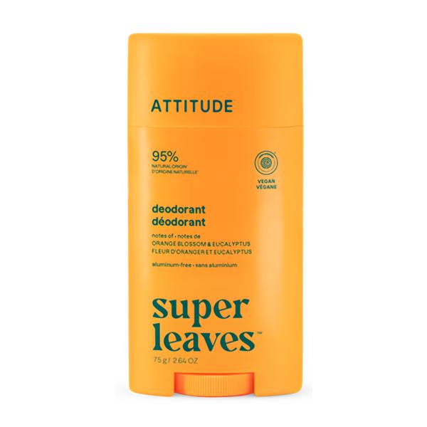 Attitude Super leaves Deodorant bez hliníku - pomerančový květ a eukalyptus Košík.cz