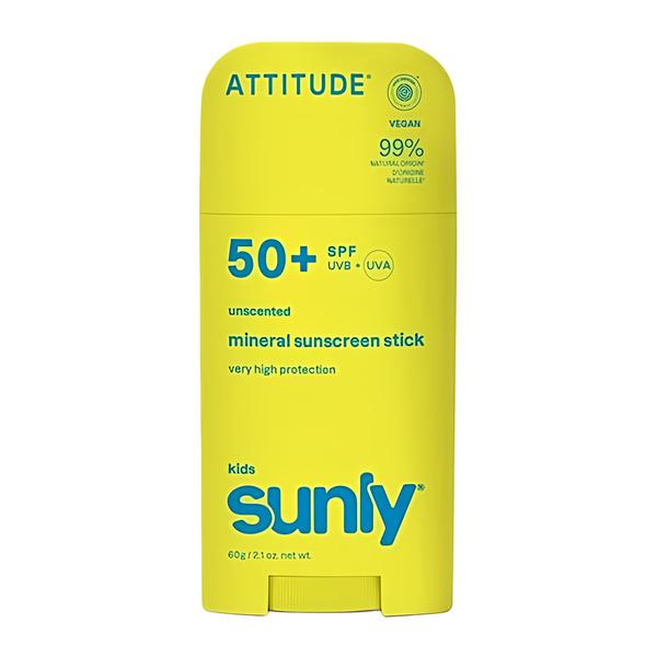 Attitude Sunly Dětský minerální opalovací krém SPF 50+ bez vůně