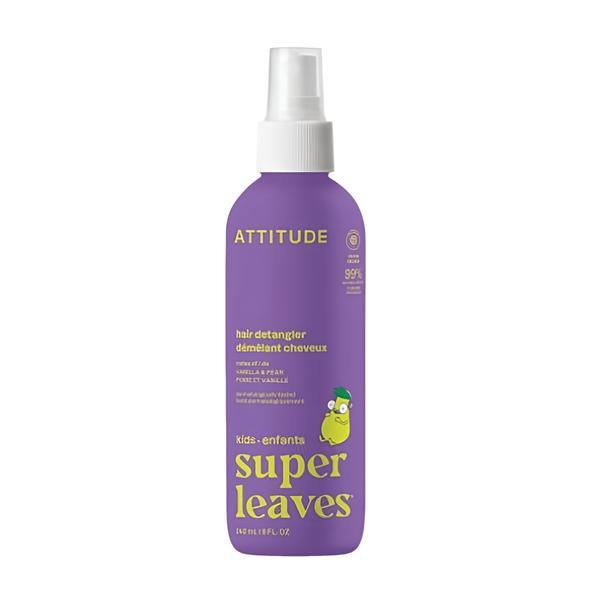 Attitude Super leaves Kids Dětský sprej na rozčesávání vlasů s vůní vanilky a hrušky