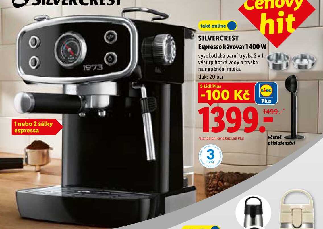 SILVERCREST Espresso kávovar 1400 W
