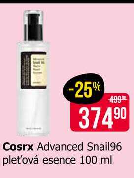 Cosrx Advanced Snail96 pleťová esence 100 ml Teta drogerie