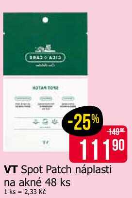 VT Spot Patch náplasti na akné 48 ks Teta drogerie