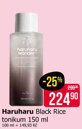 Haruharu Black Rice tonikum 150 ml Teta drogerie