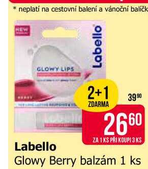 Labello Glowy Berry balzám 1 ks Teta drogerie