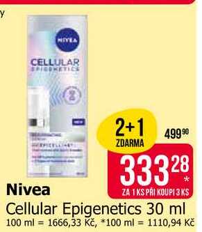 NIVEA Cellular Epigenetics 30 ml Teta drogerie