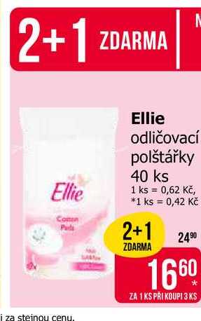Ellie odličovací polštářky 40 ks