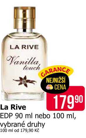 La Rive EDP 90 ml nebo 100 ml, vybrané druhy