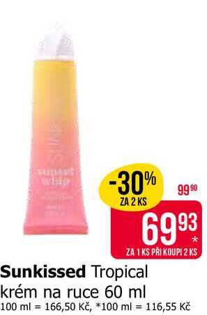 Sunkissed Tropical krém na ruce 60 ml Teta drogerie