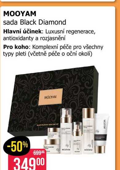 MOOYAM sada Black Diamond Teta drogerie