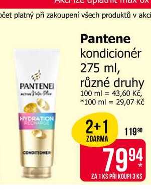 Pantene kondicionér 275 ml, různé druhy Teta drogerie