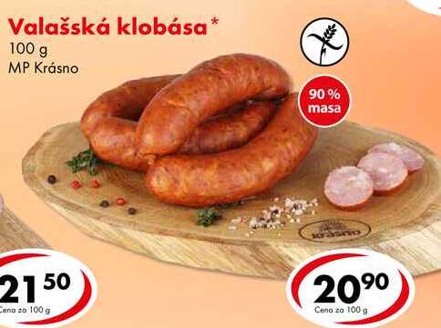 Valašská klobása, 100 g