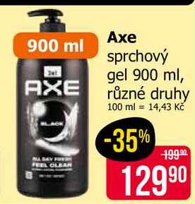 Axe sprchový gel 900 ml