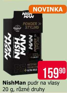 NishMan pudr na vlasy 20 g, různé druhy Teta drogerie