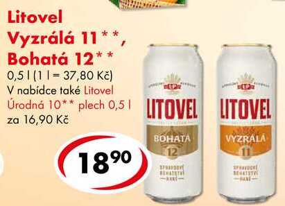 Litovel Vyzrálá 11, 0,5 l