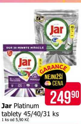Jar Platinum tablety 45/40/31 ks Teta drogerie