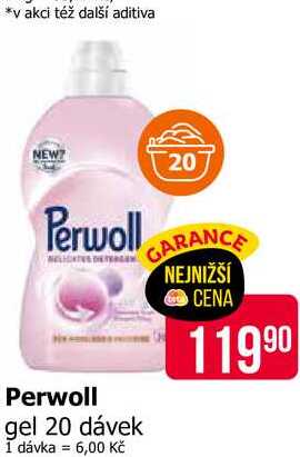 Perwoll gel 20 dávek Teta drogerie