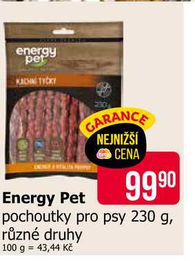 Energy Pet pochoutky pro psy 230 g