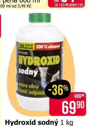 Hydroxid sodný 1 kg