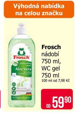 Frosch Aloe Vera Frosch nádobí 750 ml Teta drogerie