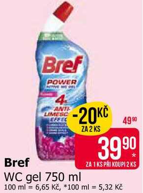 Bref WC gel 750 ml Teta drogerie