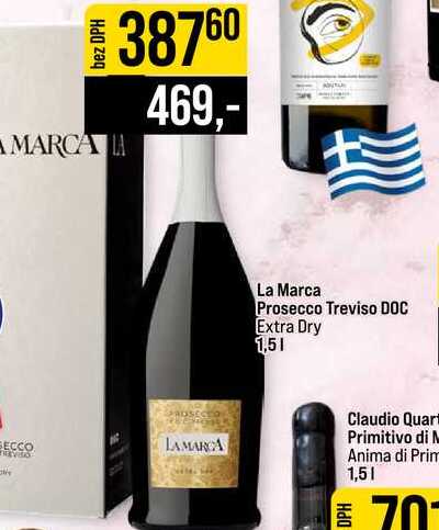 La Marca Prosecco Treviso DOC Extra Dry 1,5l