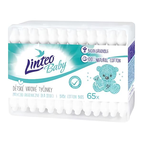 Linteo Baby Dětské papírové vatové tyčinky