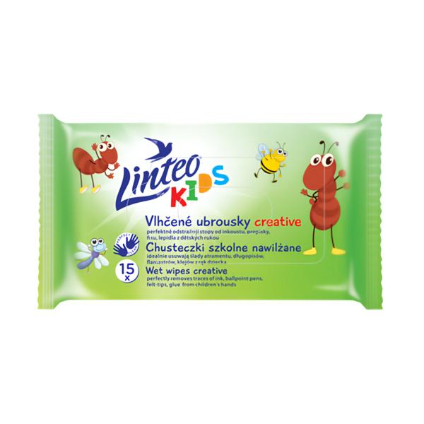 Linteo Vlhčené ubrousky školní Košík.cz