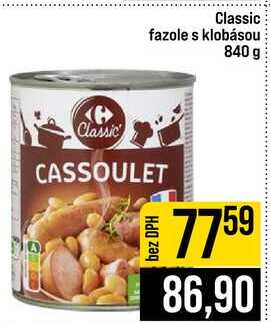 Classic fazole s klobásou 840 g