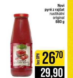 Novi pyré z rajčat rustikální original 680 g