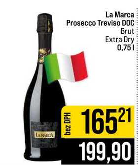 La Marca Prosecco Treviso DOC Brut Extra Dry 0,75l