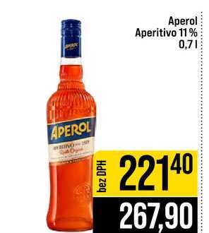 Aperol Aperitivo 11% 0,7l
