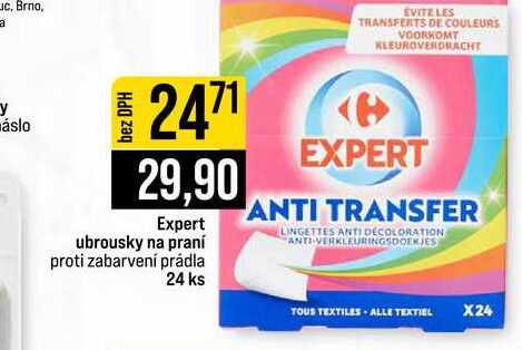 Expert ubrousky na praní proti zabarvení prádla 24 ks JIP