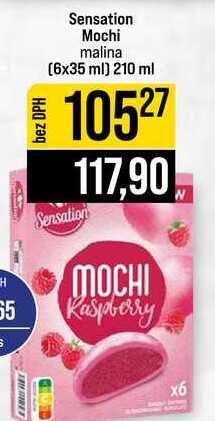 Sensation Mochi malina (6x35 ml) 210 ml