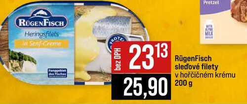 RügenFisch sledové filety v hořčičném krému 200 g