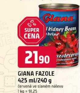 GIANA FAZOLE 425 ml/240 g