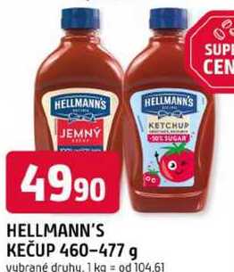 HELLMANN'S KEČUP 460-477 g 