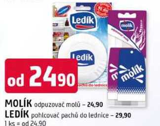 LEDÍK pohlcovač pachu do lednice