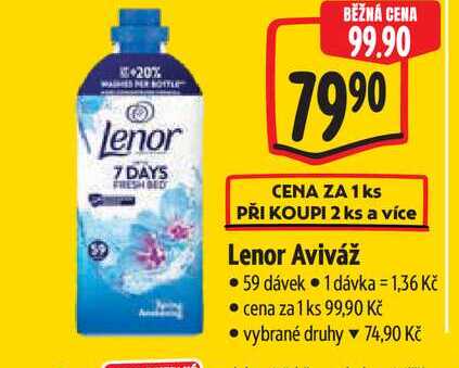 Lenor Aviváž 59 dávek